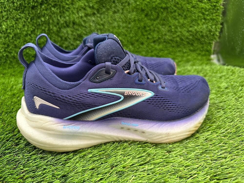 Brooks Glycerin 22 1204341B429 Athletic Sneaker Women 8.5B Blue Jacquard Running